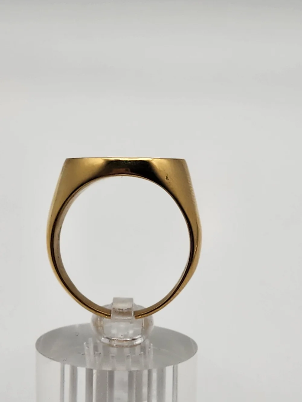 Gold Tone Seven Archangels Seal Signet Ring (10.5)